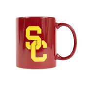 USC Trojans Cardinal SC Interlock Mug